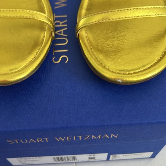 STUART WEITZMAN BARELY NUDE NEON FLAT SANDAL - Picture 3 of 11